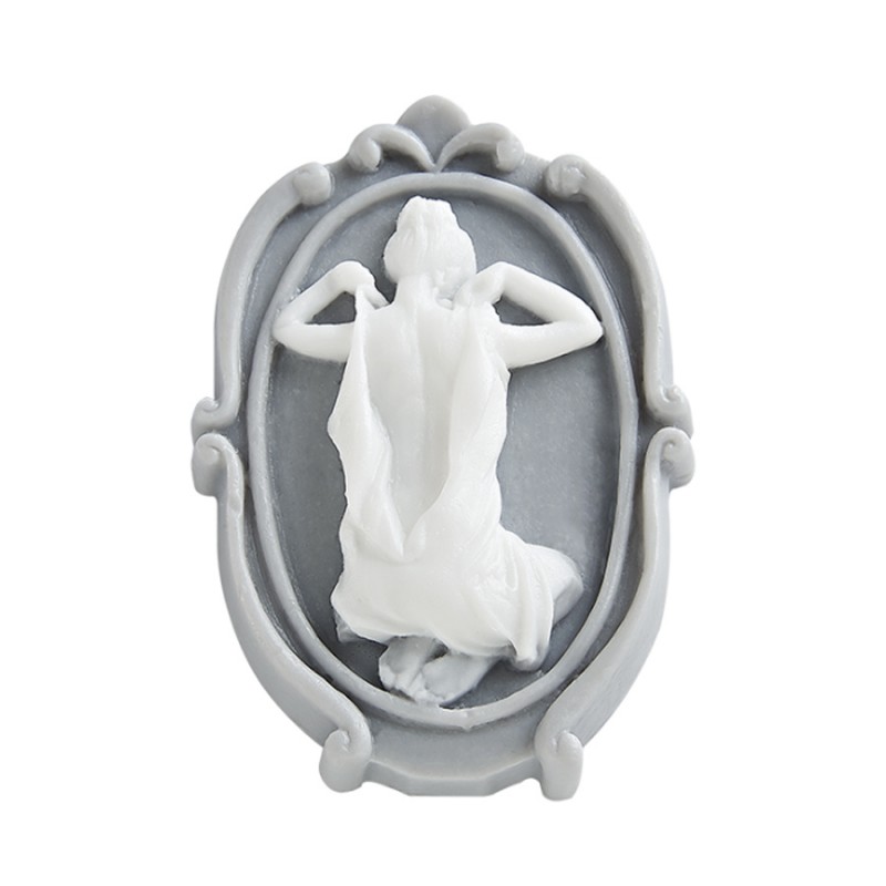 Χειροποίητο Σαπούνι Γλυκερίνης Vintage Γκρι-Λευκό 0172.19018