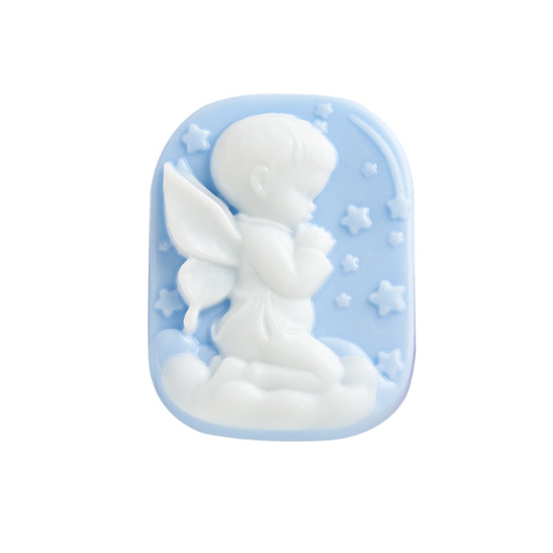 Χειροποίητο Σαπούνι Γλυκερίνης Αγγελάκι Γαλάζιο 0172.19056