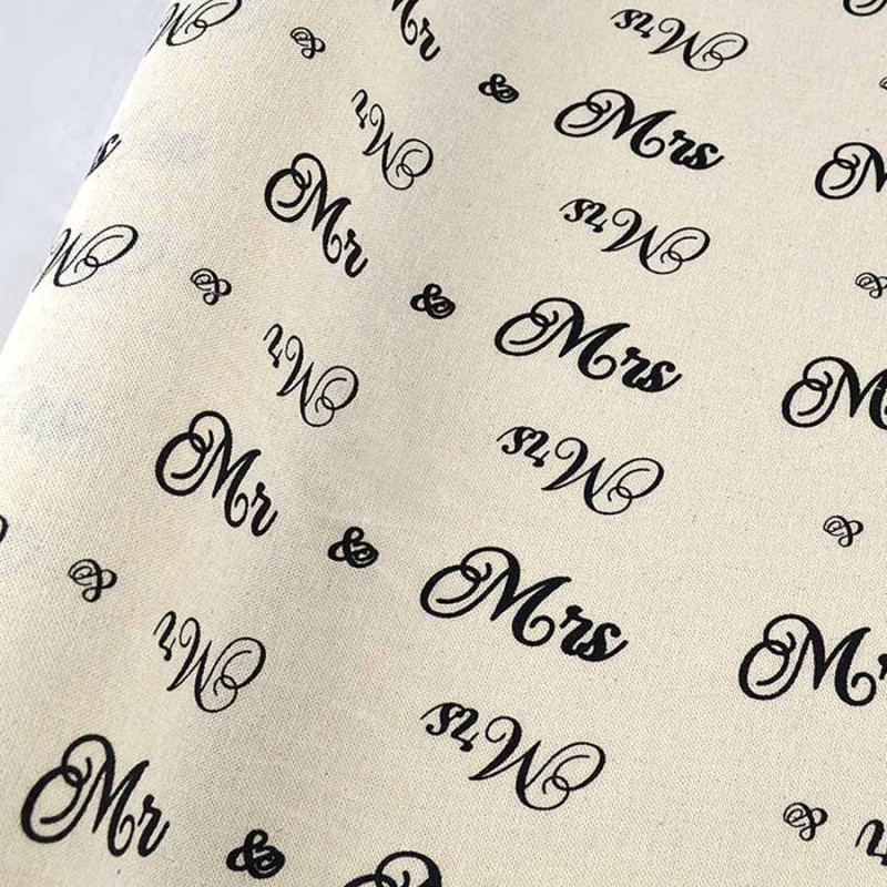 Ρολό Βαμβακερό  Mr & Mrs (25εκ.x5μ.) Τ65088-25