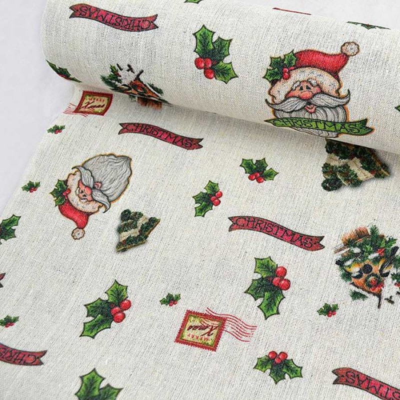 Ύφασμα Λονέτα  Santa Bird (75εκ x 5μ.) Τ650303-75