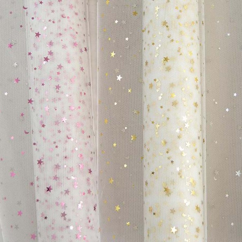 Ύφασμα Τούλι Tulle Stars  (75εκ.x9μ.) Τ902-75