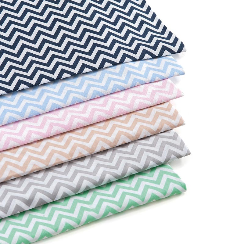 Βαμβακερό  Ύφασμα Print Chevron (140εκ.x1μ.) Υ100 