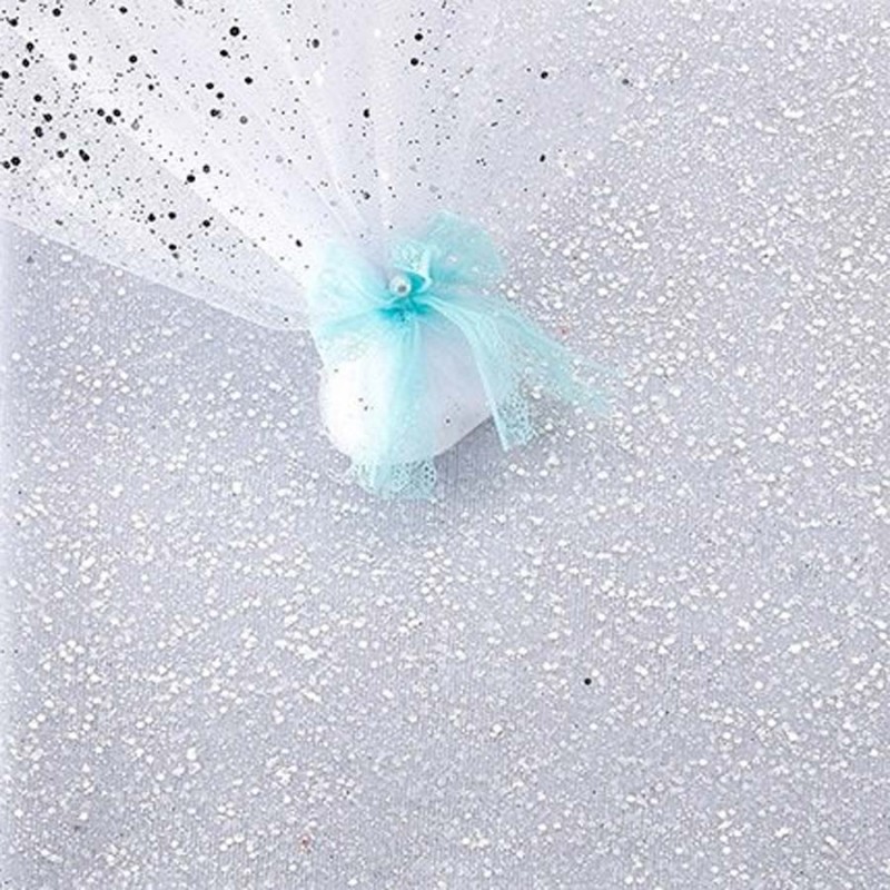 Μαντήλι Από Τούλι Τετράγωνο Λευκό  38x40εκ. (50τμχ.) 0210.20426