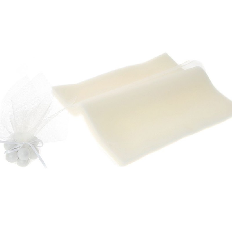 Τούλι Τετράγωνο 40x45εκ. - Χρώμα Εκρού (100τμχ.)