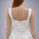 Ιβουάρ Νυφικό Με Τιράντες & Κέντημα (Size 50-52)