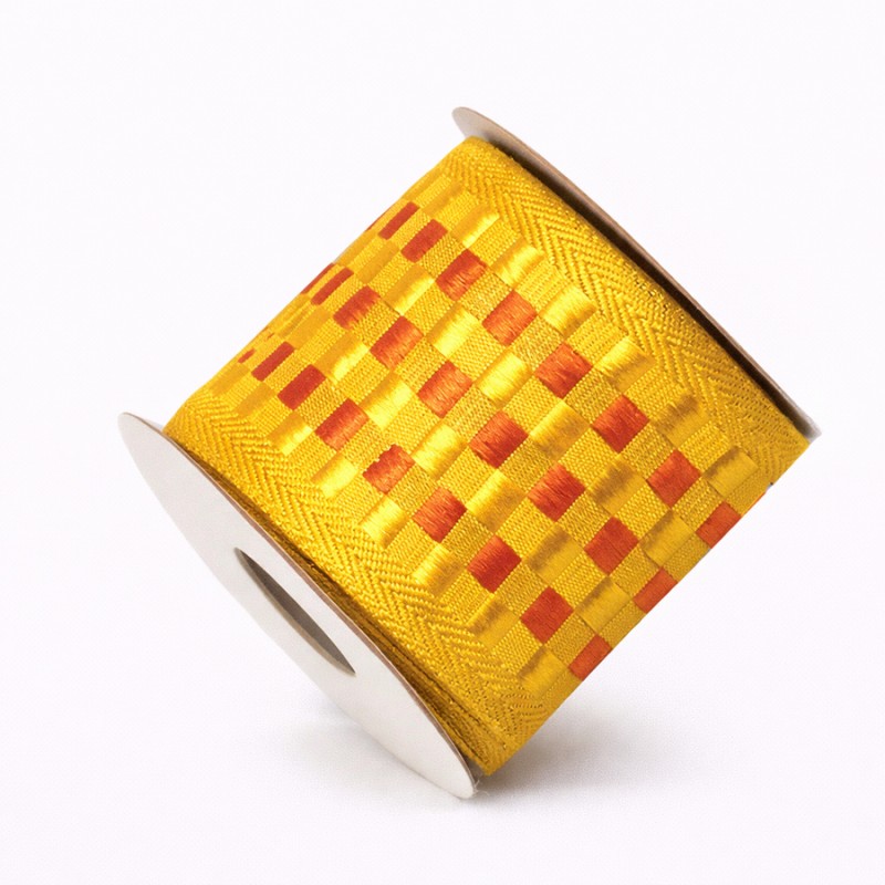 Κορδέλα Γκρο 4εκ. (10 μέτρα) Κίτρινο Δ1257 |Sale -30%