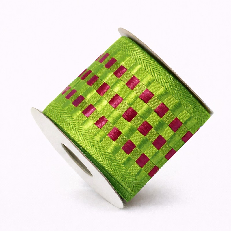 Κορδέλα Γκρο 4εκ. (10 μέτρα) Λαχανί Δ1257 |Sale -30%