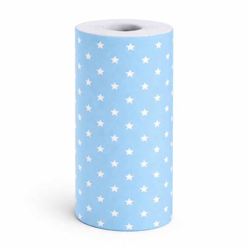 Ρολό Ύφασμα Βαμβακερό Αστέρι (24εκ.x5μ.) Γαλάζιο Τ5021113-24 |Sale -35%