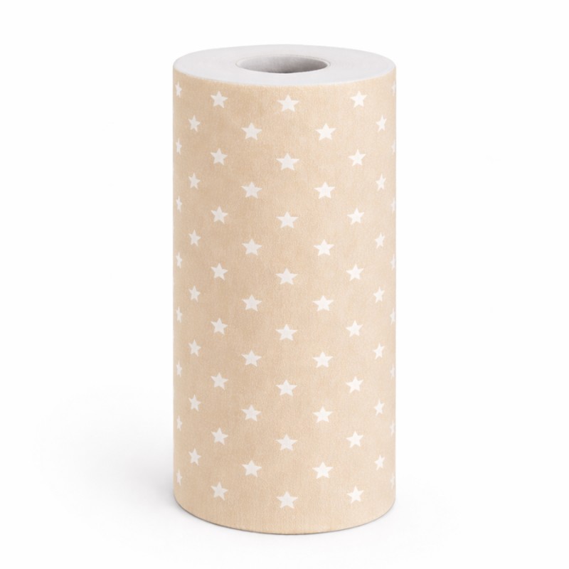 Ρολό Ύφασμα Βαμβακερό Αστέρι (24εκ.x5μ.) Μπεζ Τ5021113-24 |Sale -35%