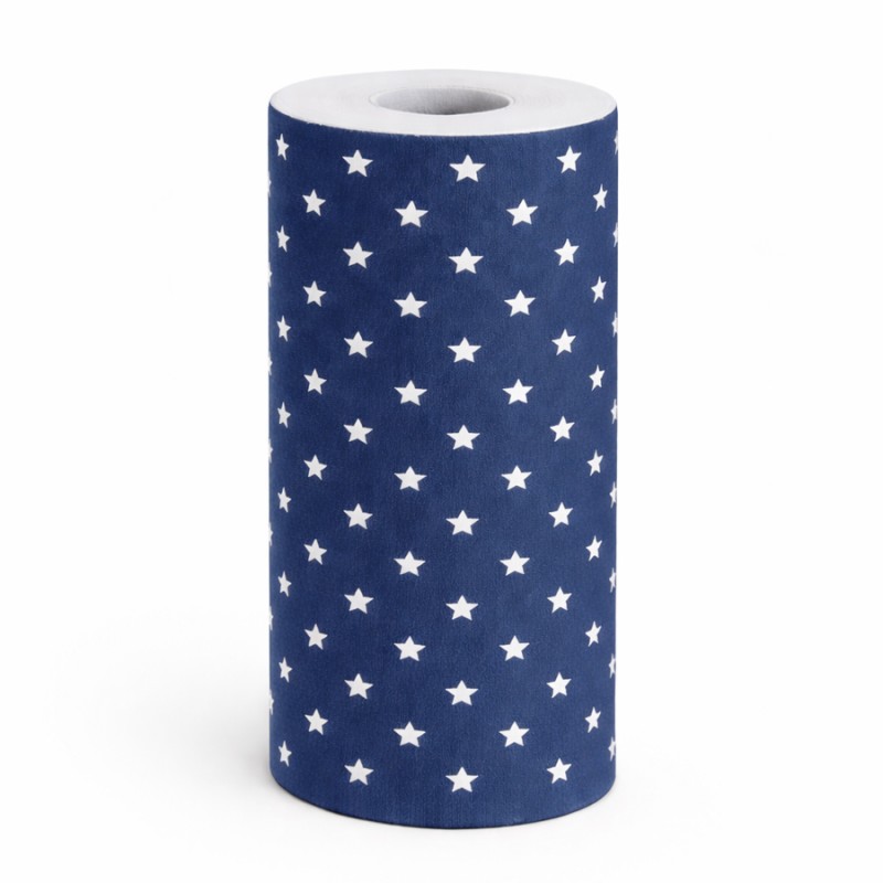 Ρολό Ύφασμα Βαμβακερό Αστέρι (24εκ.x5μ.) Μπλε Τ5021113-24 |Sale -35%