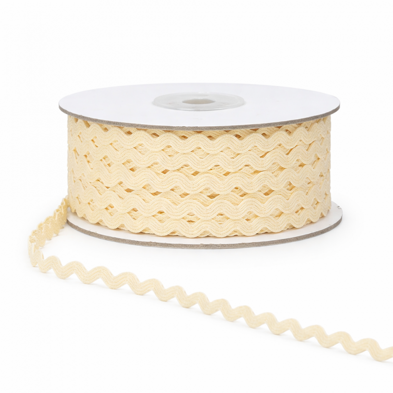 Κορδέλα Ζικ-Ζακ  Εκρού 0,3εκ. (25μέτρα) 0220.17568 |Sale -30%