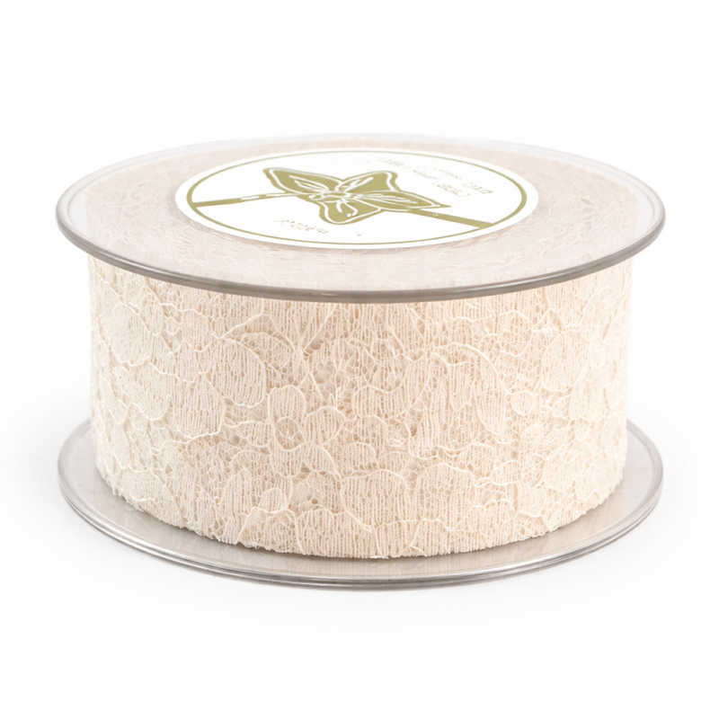 Κορδέλα Δαντέλα 1,5εκ. (18,2μέτρα) Εκρού Τ909/15 |Sale -30%