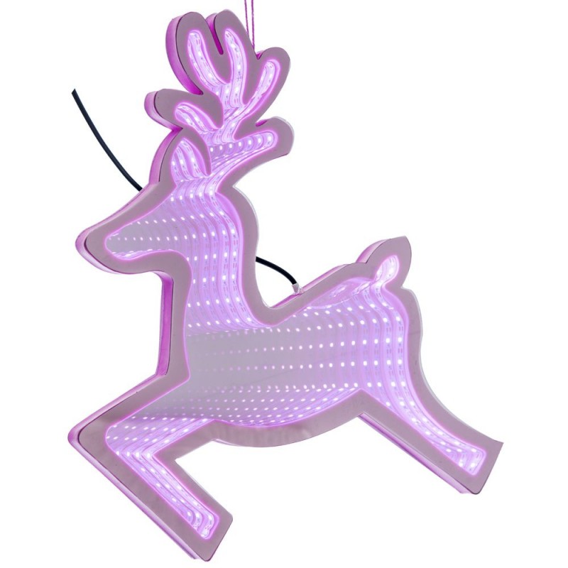 Κρεμαστό Φωτιζόμενο Ελάφι 3D (40εκ.) 67333