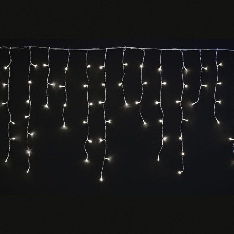 Χριστουγεννιάτικα Φωτάκια Σταλακτίτες (150led)  Διάφανο/Λευκό 73504