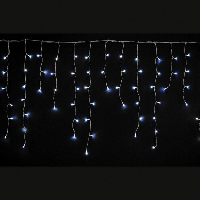 Χριστουγεννιάτικα Φωτάκια  Σταλακτίτες (150led) Διάφανο/Λευκό Πάγου 73505