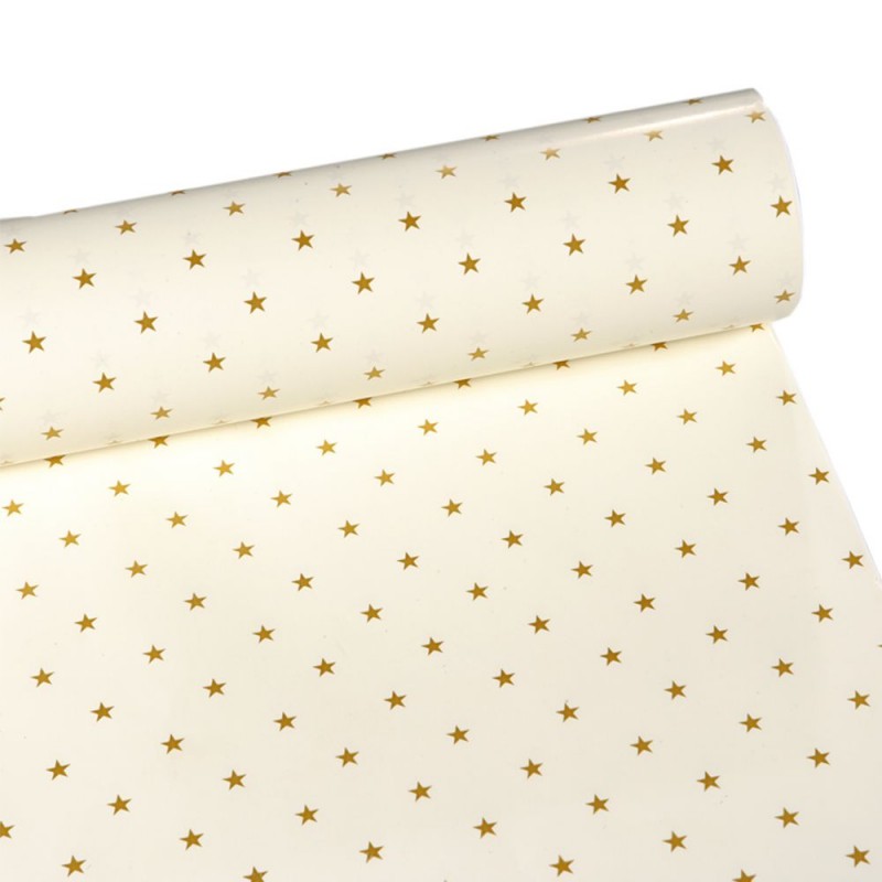 Χριστουγεννιάτικο Κρεμ Χαρτί Περιτυλίγματος (80εκ.x50μ.) 73658