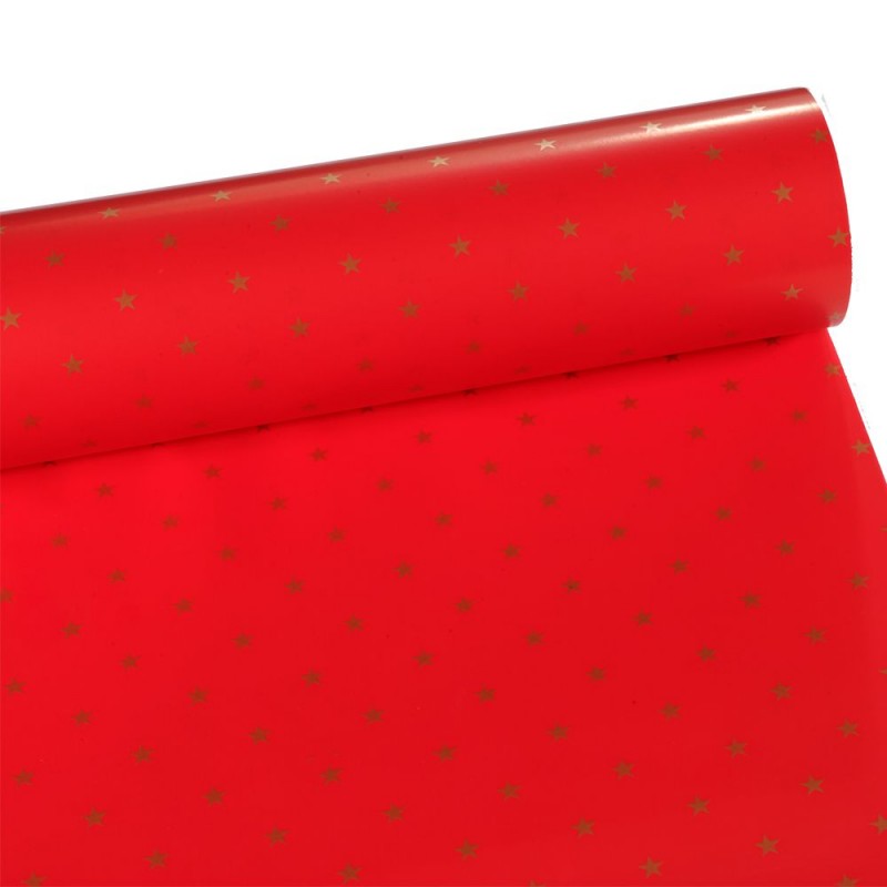 Χριστουγεννιάτικο Κόκκινο Χαρτί Περιτυλίγματος  (80εκ.x50μ.) 73661