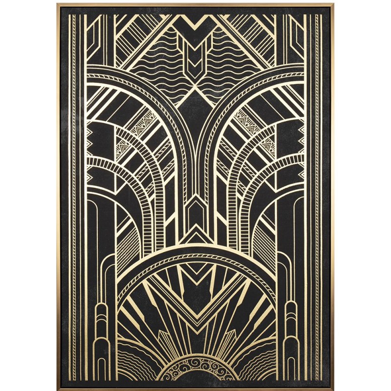 Πίνακας Art Deco Τύπωμα Σε Καμβά (70x100εκ.) 76443