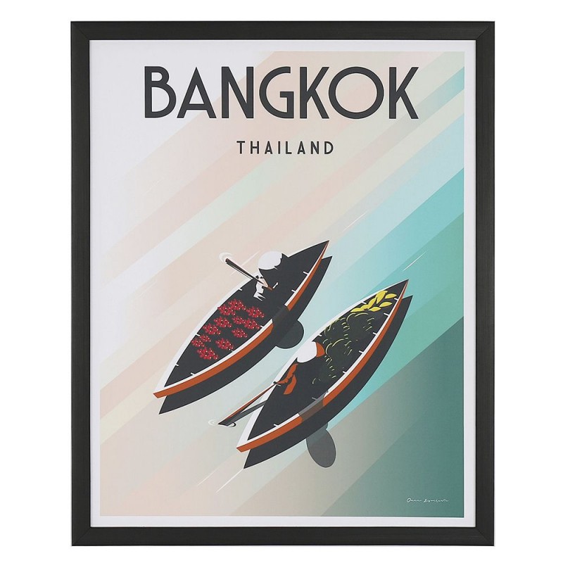Πίνακας Retro Bangkok Τύπωμα Σε Καμβά (40x50εκ.) 76459