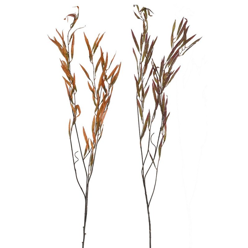 Κλαδί Με Φύλλα Και Glitter Σε 2 Χρώματα - Σετ 4τμχ. (142εκ.) 78339