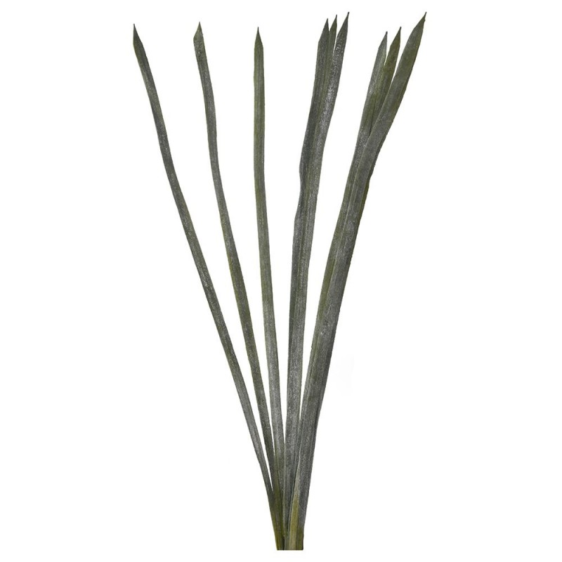 Ματσάκι Με 10 Μακριά Πράσινα Φύλλα - Σετ 4τμχ. (95εκ.) 78346 