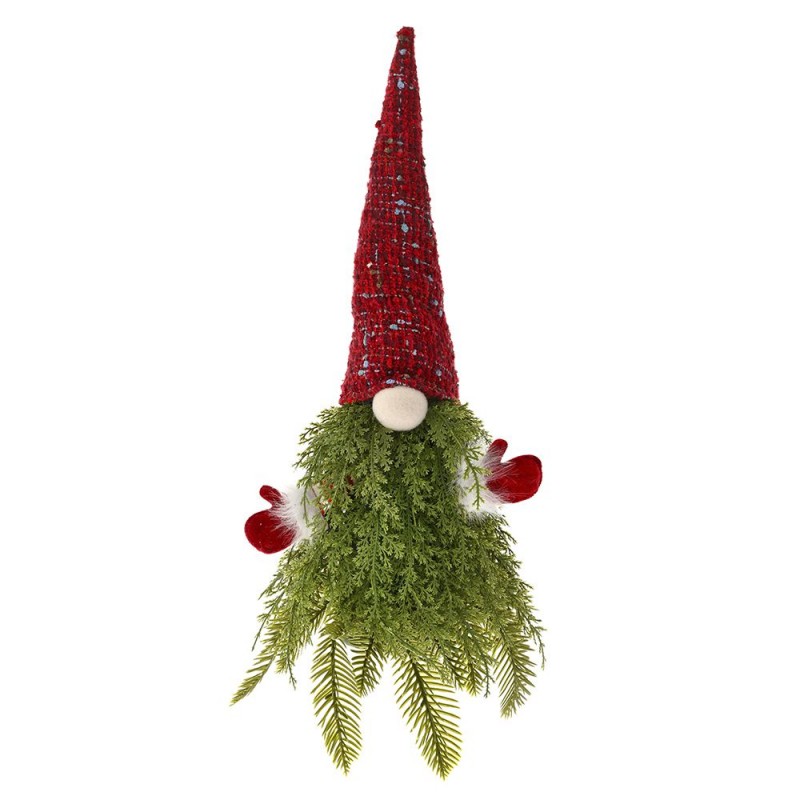 Πράσινο Δέντρο Νάνος Με Κόκκινο Σκούφο (45εκ.) 79688