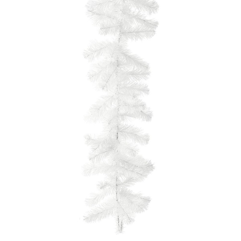 Γιρλάντα Λευκή (270εκ.) Με 180 Κλαδιά 14εκ. PVC 100% 80141