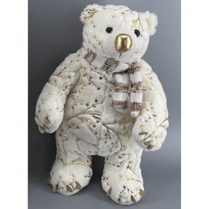  Αρκουδάκι Υφασμάτινο Λευκό (45εκ.) 245609 |Sale -50%
