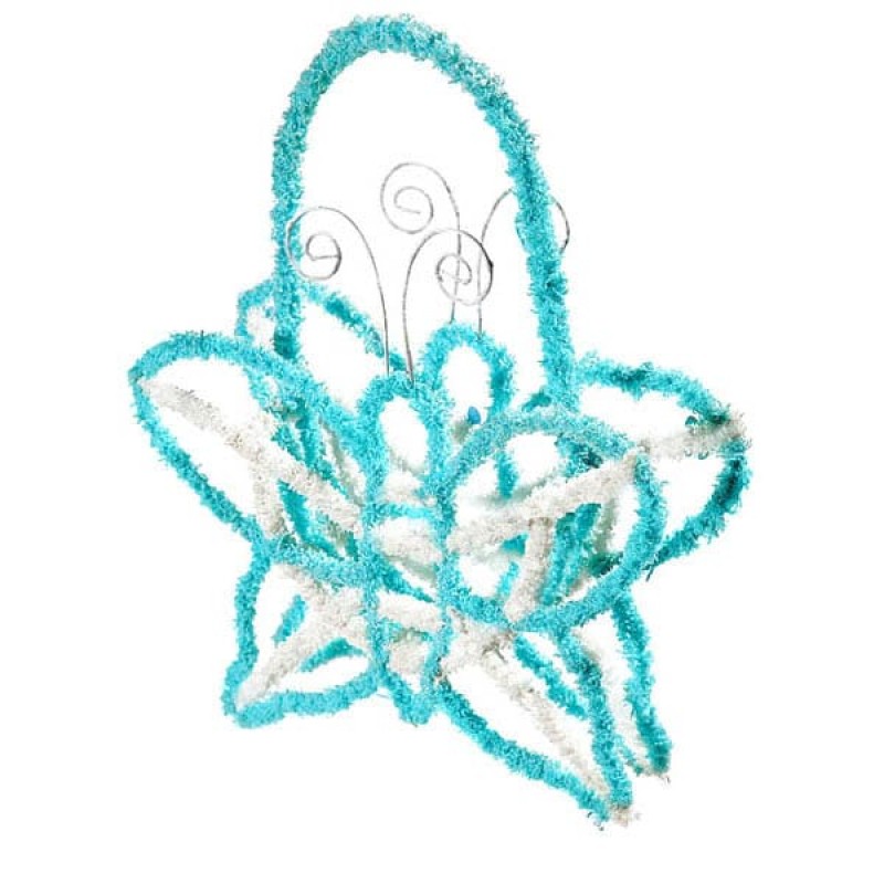 Καλάθι Mπλε Πεταλούδα - Σετ 2τμχ. (34x28x27εκ.) 29649