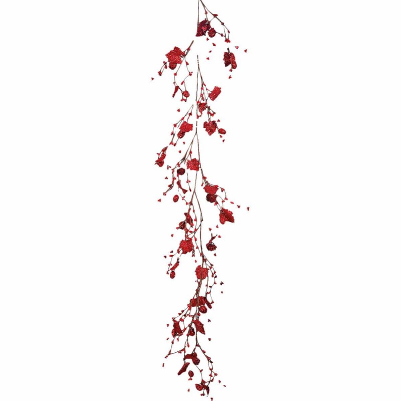 Γιρλάντα Με Μούρα & Φύλλα (120εκ.) 39911