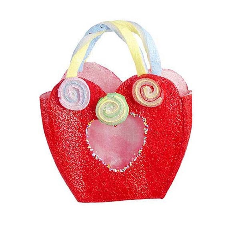 Τσαντάκι Ζαxαρωτό  Κόκκινο 47553