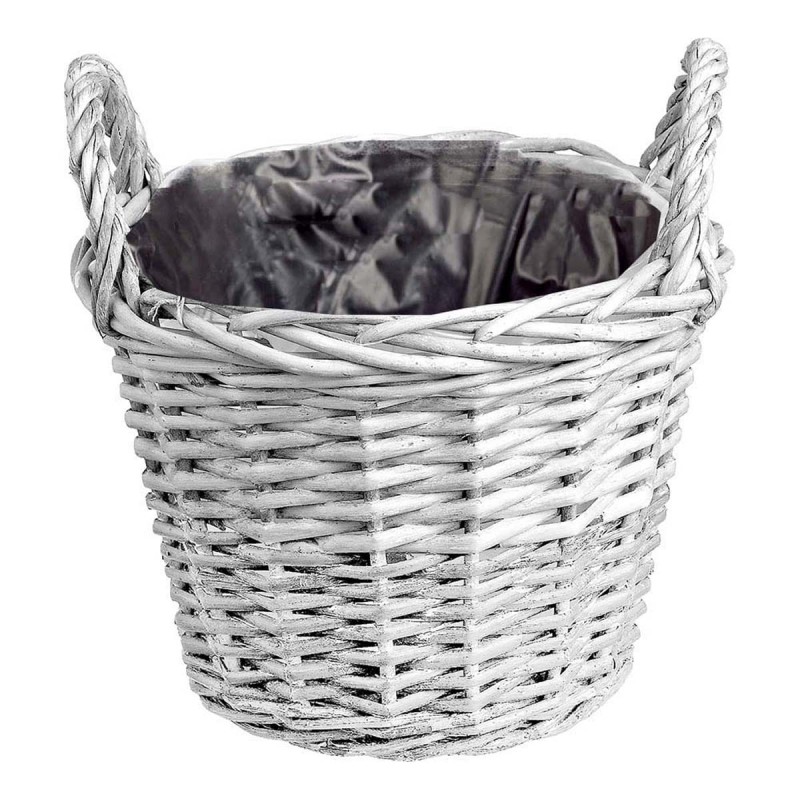 Καλάθι - Κασπώ Λευκό Με Χερούλια -Σετ 2τμχ. (42x32εκ.) 50033