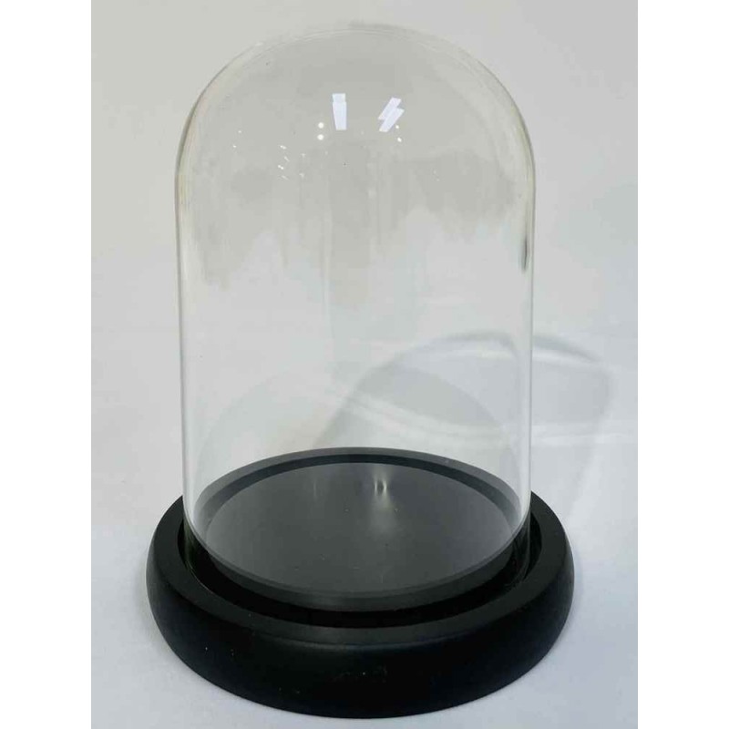 Γυάλινη Καμπάνα Σε Ξύλινη Βάση (10x15εκ.) 55786