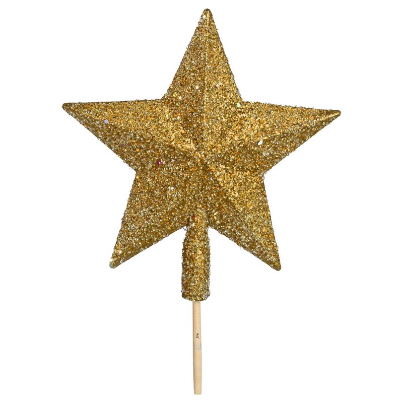 Χριστουγεννιάτικη Κορυφή Χρυσό Αστέρι (15εκ.) 56525