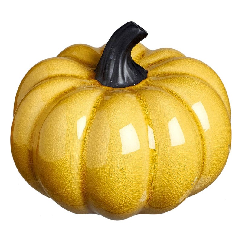 Κολοκύθα Κεραμική Κίτρινη (13x10εκ.) 56536 |Sale -50%