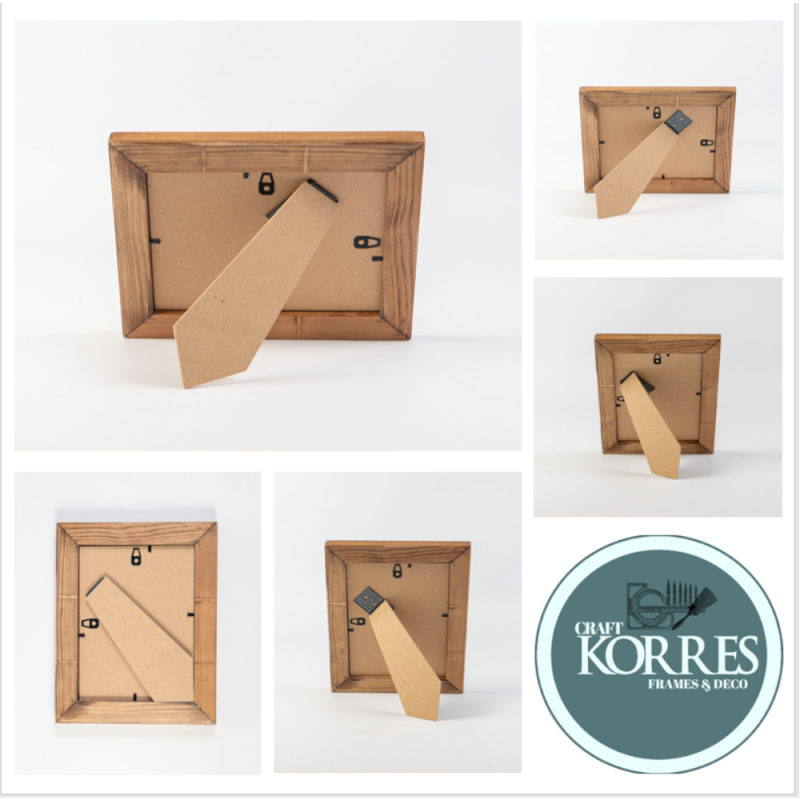 Ξύλινη Επιτραπέζια Κορνίζα (20x25εκ.) Plain Slim-Classic Black 251-104-05