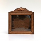 Στεφανοθήκη Ξύλινη (30x29εκ.) Flowers Walnut Brown 239-502-04