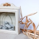 Στεφανοθήκη Ξύλινη (30x29εκ.) Flowers Cottage White 239-502-63