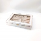 Στεφανοθήκη Ξύλινη Με Ύφασμα (33x26,5εκ.) Champagne Cottage White 239-545-63